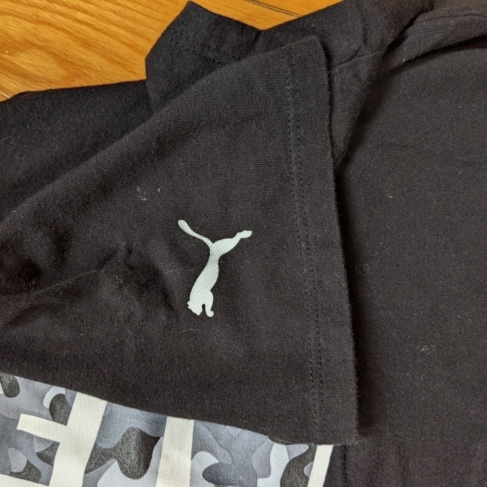 Puma men's black t-shirt size L - Picture 6 of 7